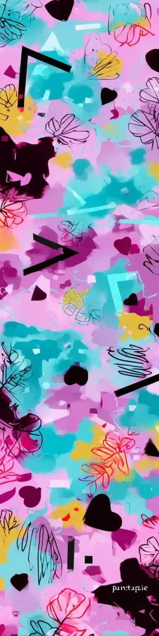 Free printable artistic bookmark