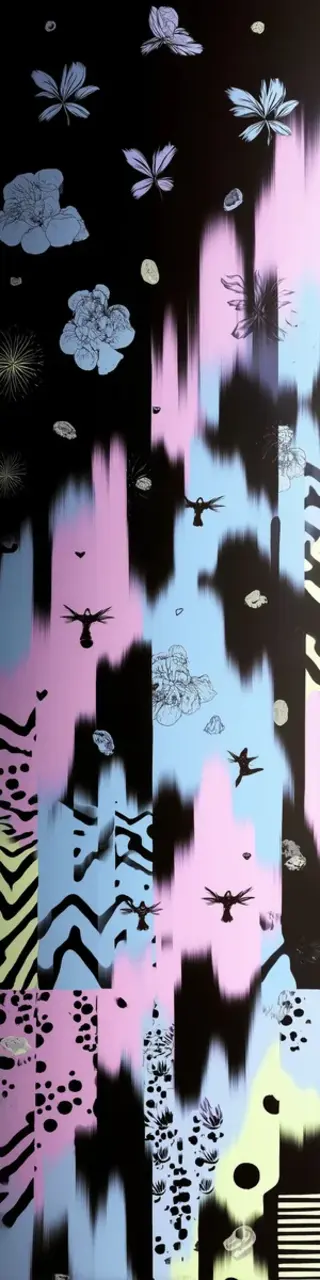 Free printable abstract bookmark