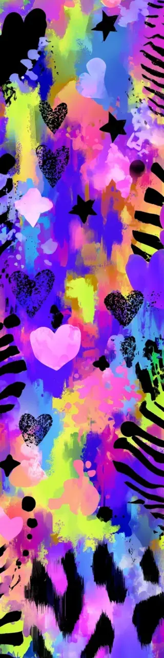 Free printable abstract colorful bookmark