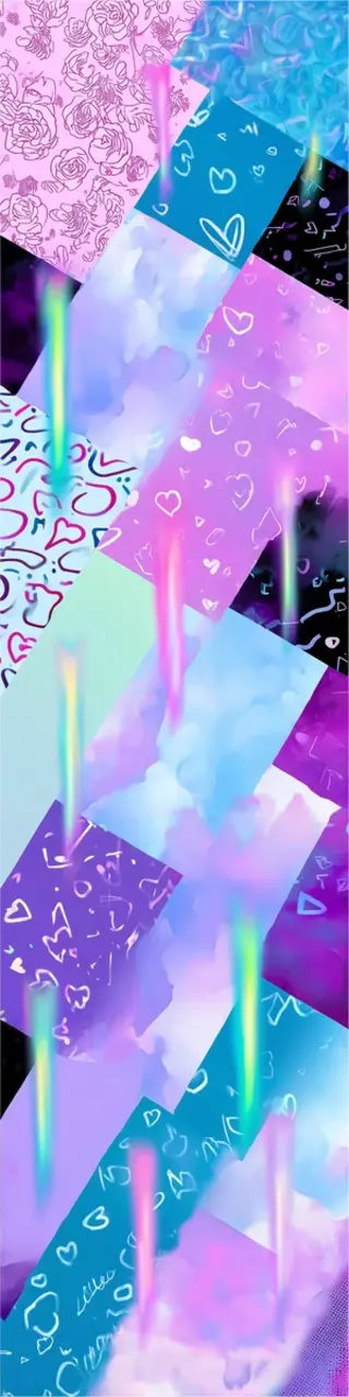 Free printable abstract diagonal bookmark