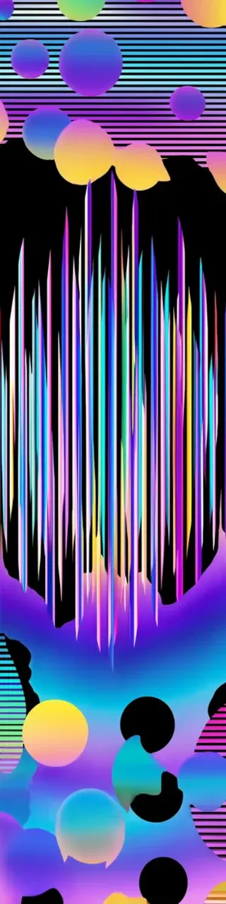 Free printable abstract lines and dots bookmark