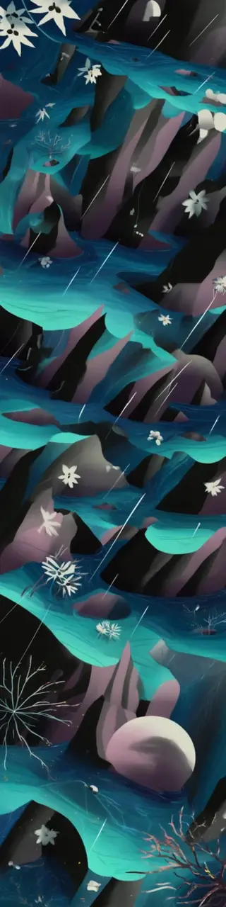 Free printable abstract planet surface bookmark