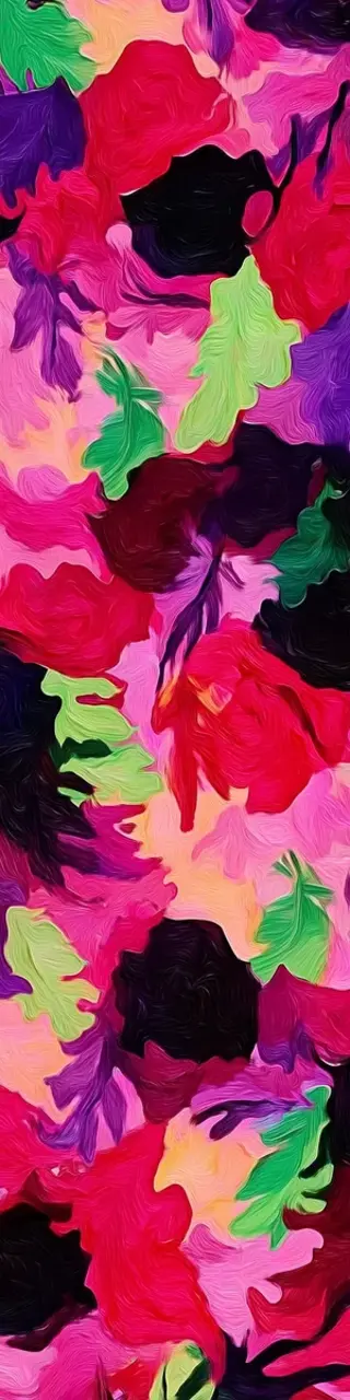 Free printable abstract red autumn bookmark