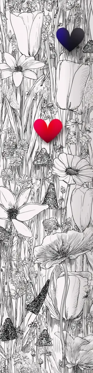 Free printable almost all white floral bookmark