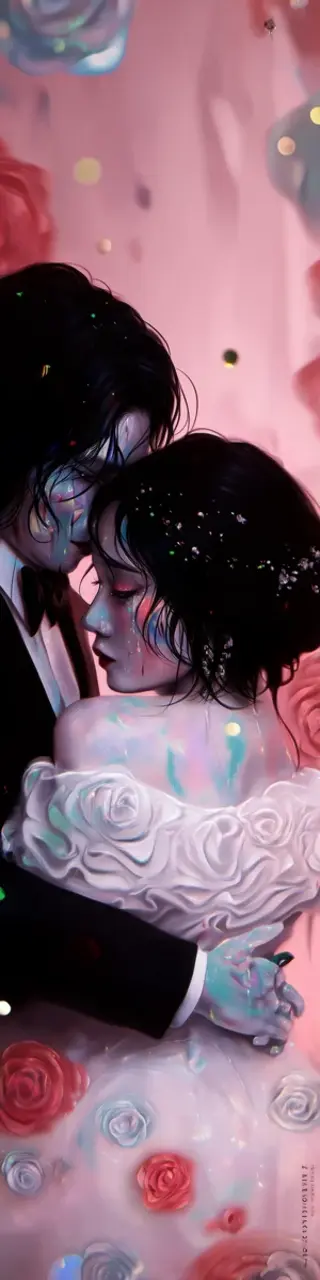 Free printable Asian romantic love bookmark