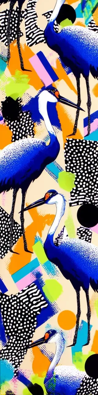 Free printable blue herons memphis bookmark