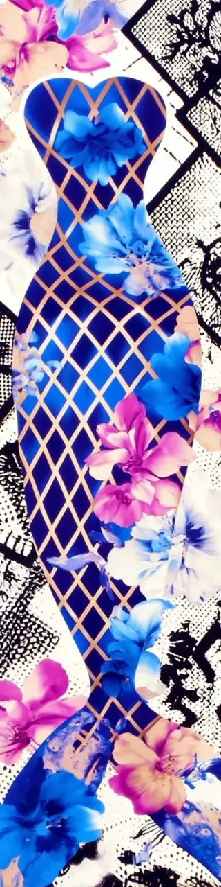 Free printable blue mermaid outfit bookmark