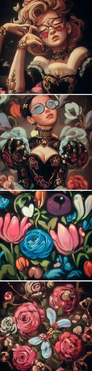 Free printable bored floral academia bookmark