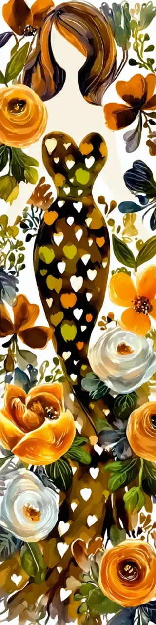 Free printable brown mermaid bookmark