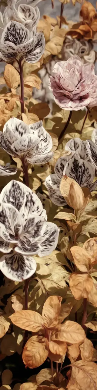 Free printable brownish grey leaves bookmark