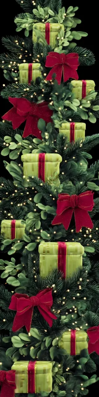 Free printable Christmas present boxes bookmark