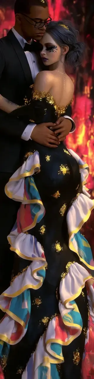 Free printable circus dress couple hug bookmark