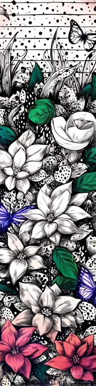 Free printable plants coloring bookmark