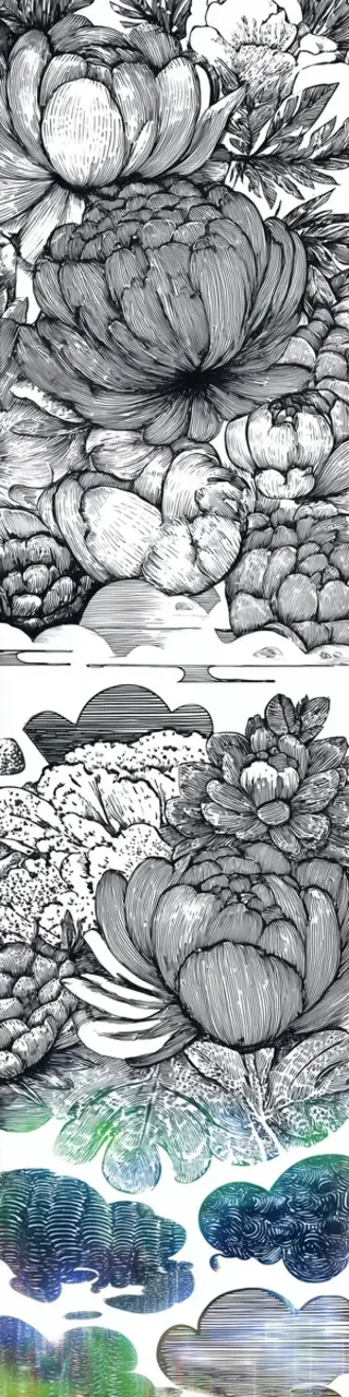 Free printable succulents bookmark to color