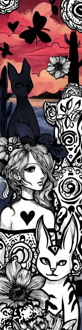 Free printable lady coloring bookmark