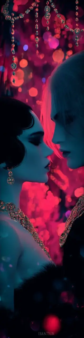 Free printable couple faceoff vampire bookmark