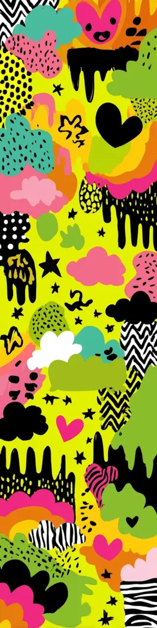 Free printable cute green colorful bookmark