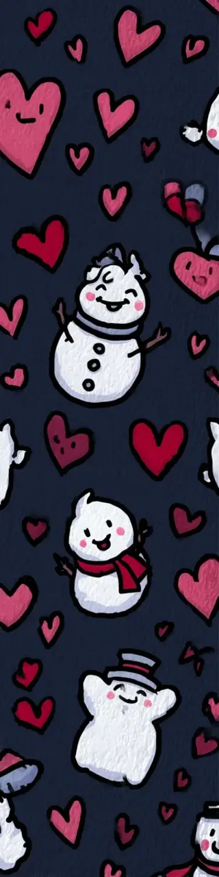 Free printable cute snowman bookmark