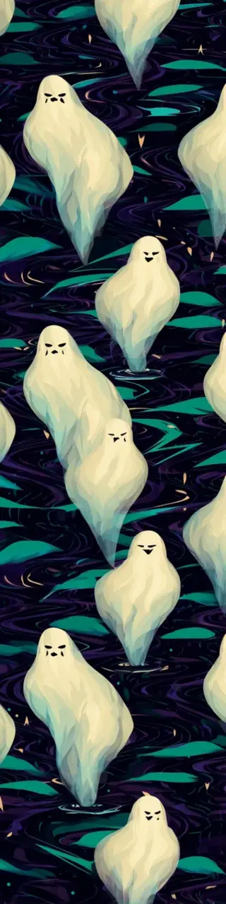 Free printable dancing ghost bookmark