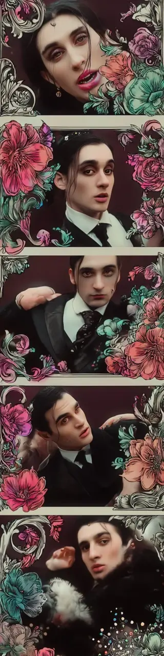 Free printable dark academia reel bookmark