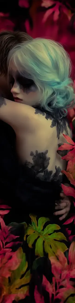 Free printable dark romance hug bookmark