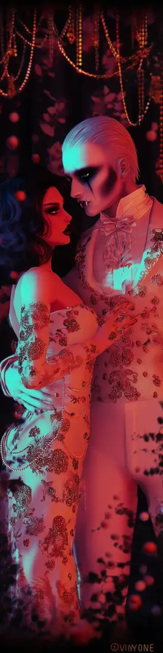 Free printable dark romance vampire fangs bookmark