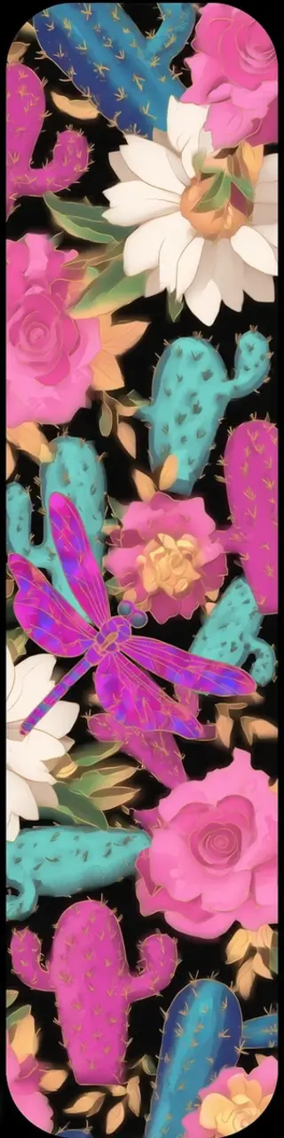 Free printable desert dragonflies bookmark