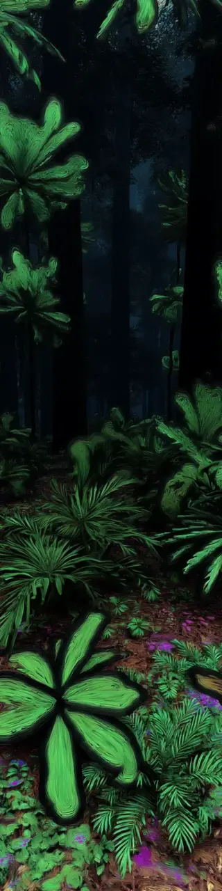 Free printable distinguished bush forest bookmark