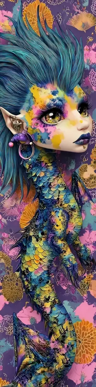 Free printable doll dragon bookmark