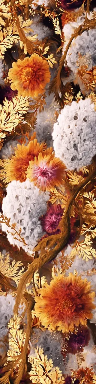 Free printable dry autumn plants bookmark