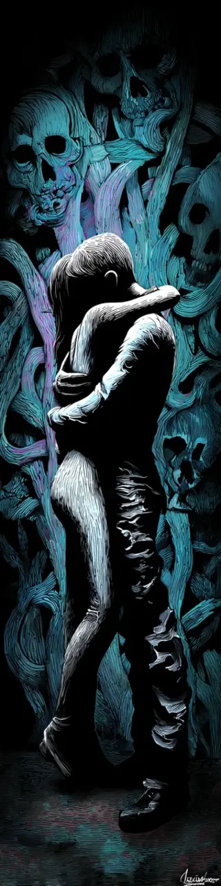 Free printable embrace forbidden dark romance bookmark