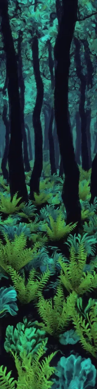 Free printable jungle plants bookmark