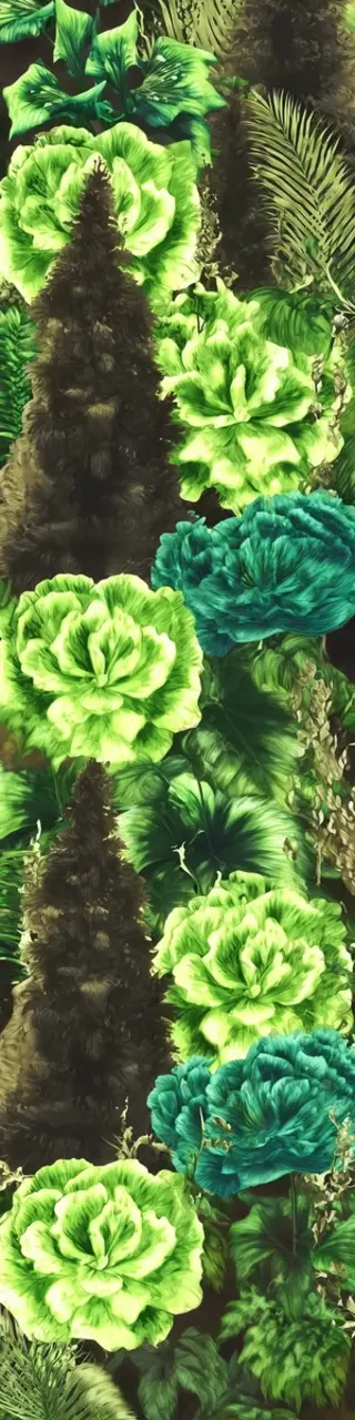 Free printable evergreen and cabbage bookmark