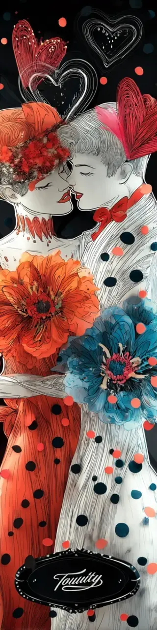 Free printable fashion kiss bookmark