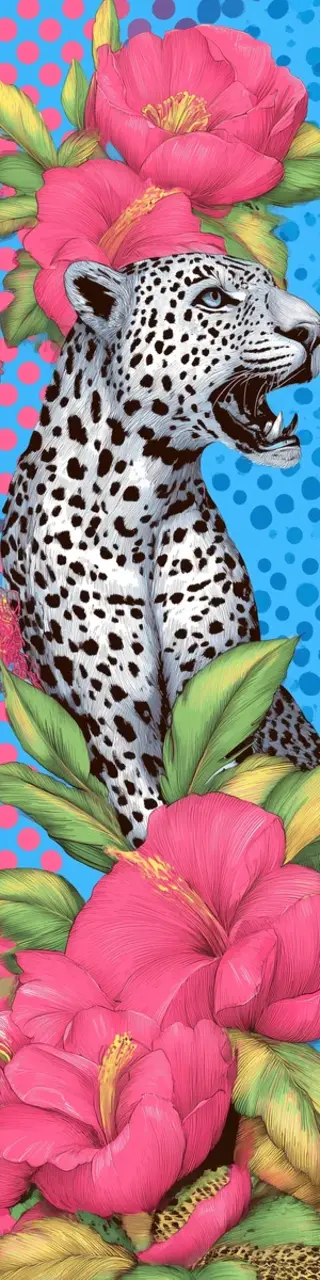 Free printable cheetah wild cat bookmark