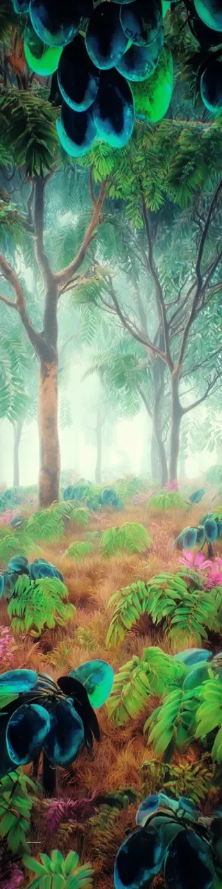 Free printable forest edge bookmark