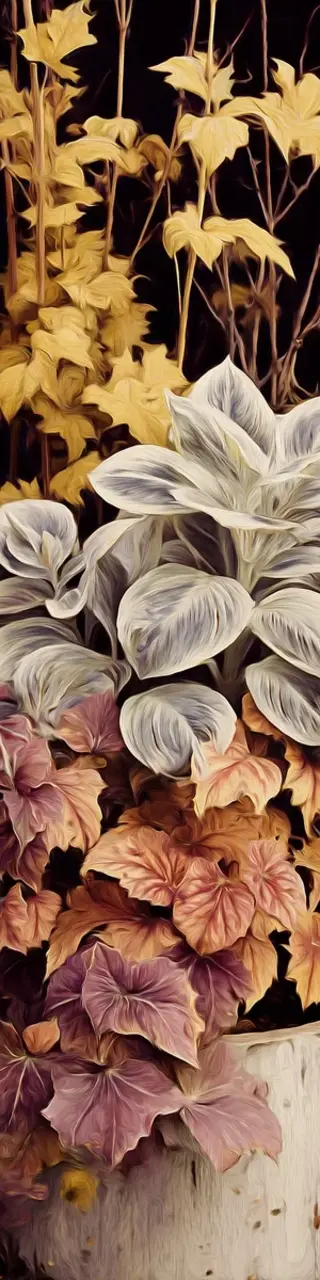 Free printable grayer autumn plants bookmark