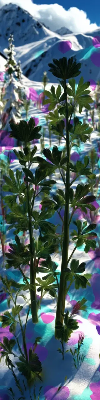 Free printable growing winter plants bookmark