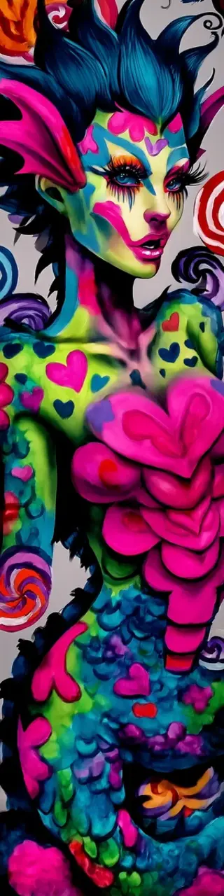 Free printable hearts dragon costume bookmark