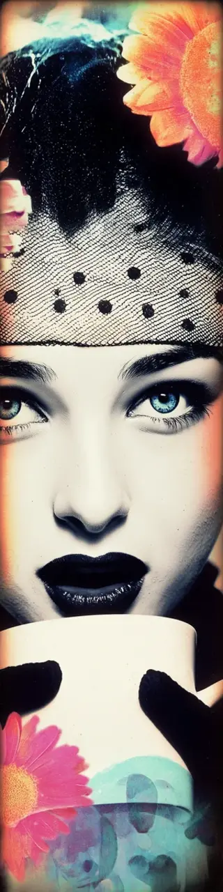 Free printable hi there over coffee bookmark