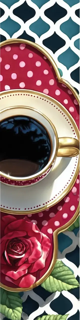 Free printable high coffee bookmark