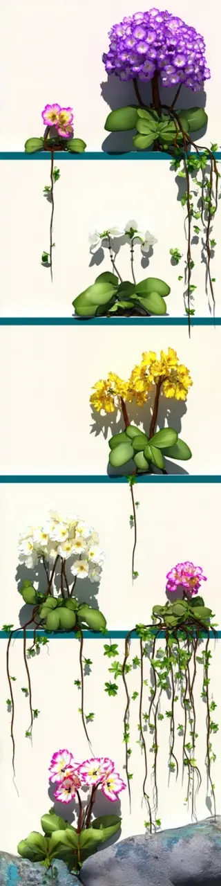 Free printable indoor shelf plants bookmark