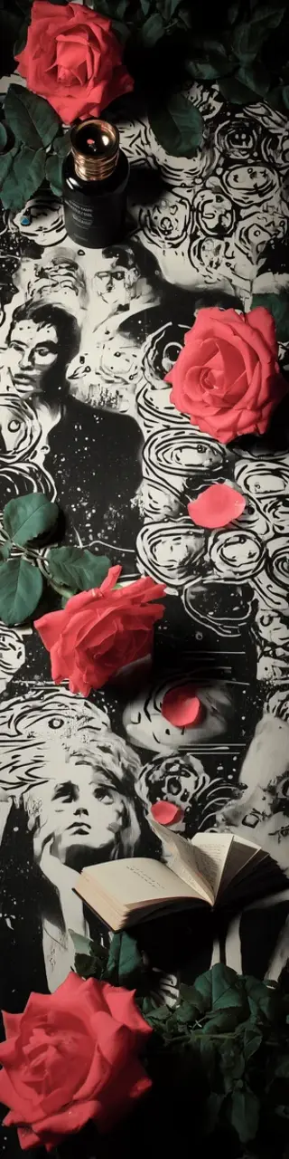 Free printable inked dark academia bookmark