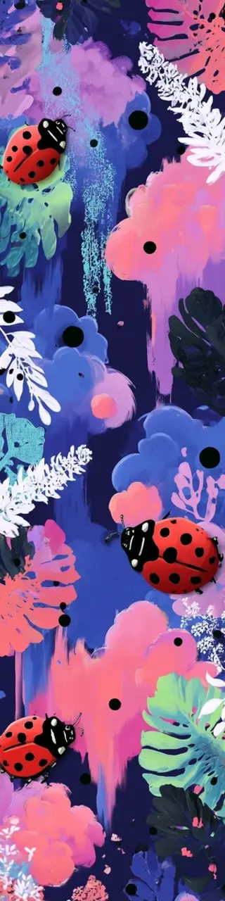 Free printable ladybug bookmark