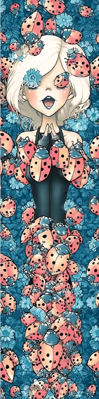 Free printable ladybugs everywhere bookmark