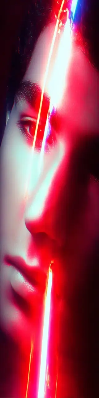 Free printable lazer face neon bookmark