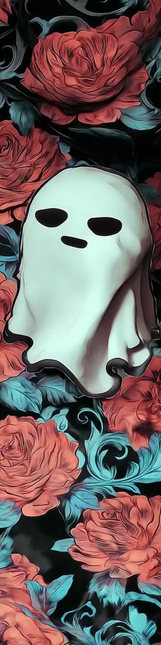 Free printable lone sassy ghost bookmark