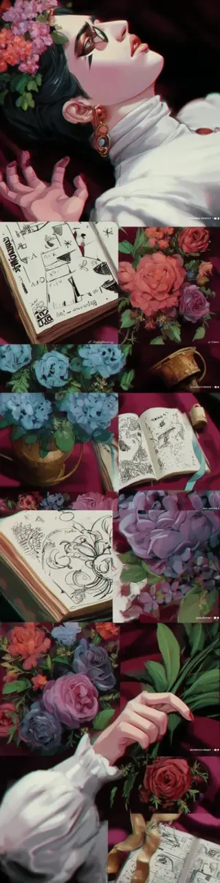 Free printable lying down dark academia bookmark