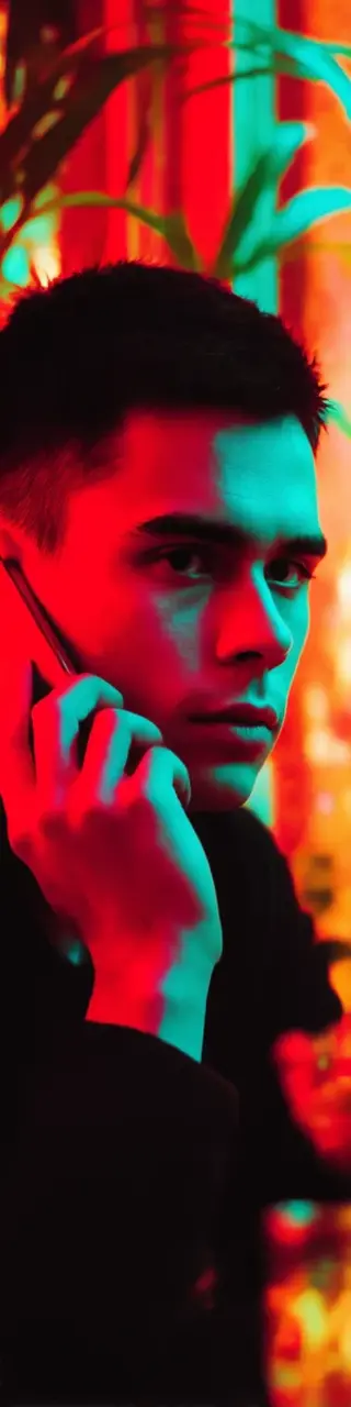 Free printable red phone thriller bookmark