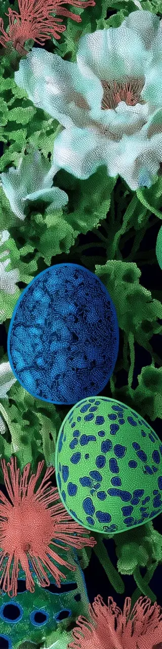 Free printable one green one blue egg bookmark